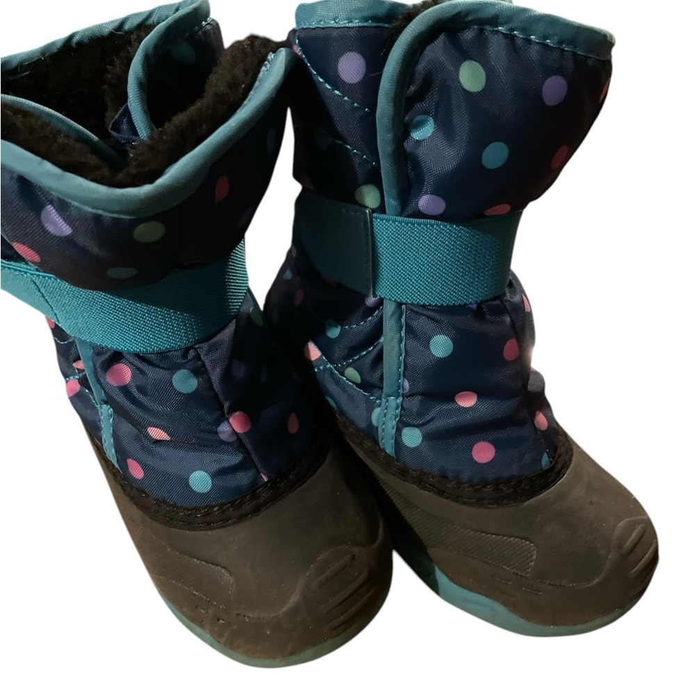 Kamik Kids Boots - Blue with Multicolor Dots